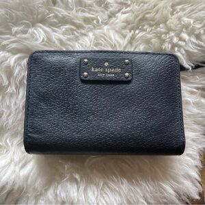 Kate Spade Black Leather Wallet